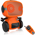 Miniatyrbild 1 av 6: Smart robotleksak för barn, interaktiv fjärrkontroll husdjur med walkie-talkie och trådlöst RC-programmeringsläge för pojkar och flickor  Pedagogisk present