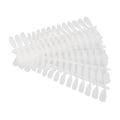 Miniatyrbilde 3 av 11: 300 stk matte neglspisser trygge pustende ultrafine lette fulldekkende falske negler for neglesalong og hjemme-DIY