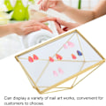Miniatyrbillede 8 af 11: Neglekunst Holder Manicure Display Board Fotoramme Falske Negle Display Stativ Negle Tips Skabelon