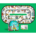 Miniatyrbild 2 av 4: Barnens pusselkognition, mänsklig geografi, dinosaurietransport, sovande skönhet bärbar presentask, 4-8 år gamla pojkar och flickor