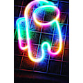 Miniatyrbild 3 av 4: Astronaut Neon Skylt Ljus Astronaut Neon Skyltar USB eller Batteridriven för Barer i Barer i Sovrummet i Sovrummet (flerfärgad)