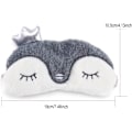 Miniatyrbild 3 av 4: Söt Djur Sovmask, Mjuk Fluffig Plysch Ögonbindel Rolig Nyhet Djur Sovmask, Ögonmask för Barn Flickor Pojkar Kvinnor Män Natt