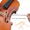 Miniatyrbillede 2 af 11: 10 stk. holdbare granviolinstolpe-lydpostdele tilbehør til 3/4 4/4 violiner