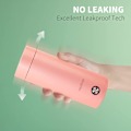 Miniatyrbild 3 av 5: Resekittel Elektrisk Liten Rostfritt Stål - Bärbar Elektrisk Kittel för Kokande Vatten - Resekittel för Te Automatisk Avstängning - (Rosa)