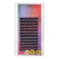 Miniatyrbilde 1 av 10: Gradient Ramp Soft Blended Falske Øyenvipper Forlengelse Lange Falske Øyenvipper 0.15C 9mm