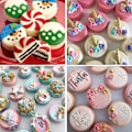Pikkukuva 3 / 7: 3 kpl Oreo-keksimuotit silikonista, 7-onteloinen pyöreä sylinterimäinen Oreo-suklaakuori muotti makeisille, silikoninen leivontamuotti Pink-3Pcs