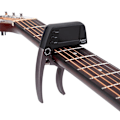 Miniatyrbild 9 av 9: Enhands snabbväxlande capo-stämmare i metall för akustisk elgitarr (kaffe)