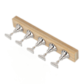Miniatyrbillede 10 af 11: Magnetisk neglevisning stativ log legering DIY træning fingernegl display holder til skønhedssalon