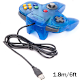 Miniatyrbilde 4 av 5: Klassisk USB-kontroller for N64-spill, USB Retro N64 Gamepad Joystick Joypad for Windows PC Mac Linux Raspberry Pi 3 (Transparent P