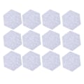 Miniatyrbilde 10 av 11: 12 stk lydabsorberende panel heks akustisk isolasjon lydisolering skum sett kit for hjem grå