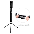 Miniatyrbild 7 av 11: 2 i 1 Bärbar 360° Rotation Bluetooth Selfie Stick Skrivbordsstativ med Spegel