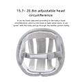 Miniatyrbild 5 av 6: Baby Huvudskyddsmössa för Krypning & Gång – Mjuk Design som Andas med Justerbar Rem, 360° Stötskydd för 8-18 Månader grey