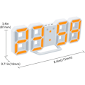 Miniatyrbild 3 av 6: Elektronisk LED-väckarklocka [Uppgraderad version], klockan kan justera LED-ljusstyrkan automatiskt på natten (vit/orange)