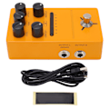Miniatyrbild 1 av 11: Elektrisk gitarr effektpedal stereo simulering gul metall enkel effektpedal för inspelning