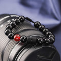 Miniatyrbilde 6 av 6: Armbånd for menn og kvinner 12 Stjernetegnsarmbånd for unge unisex gaver justerbare perler 8mm-10mm（Væren）