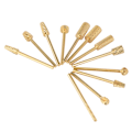 Miniatyrbild 4 av 11: 12 st/set Legering Volfram Stål Guld Nagelborr Bits Fil Slipning Huvud Manikyr Vård Verktygssats