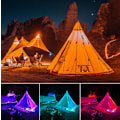Miniatyrbild 5 av 7: LED-ljusremsa set rgb flexibel lågspänning 44 knappar infraröd självhäftande 5050 Bluetooth ljusremsa set 15m*2（30m） 12V
