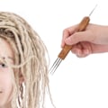 Miniatyrbild 7 av 11: Dreadlock virknål set bambuhandtag DIY fläta hårvävning peruktillverkningsverktyg 0,5 enkelhuvud plus trehuvud