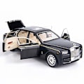 Miniatyrbillede 1 af 5: 1/24 Rolls-Royce Phantom Modelbil, Zink Legering Træk-Tilbage Legetøj Die-Cast Legetøjsbiler med Lyd og Lys til Børn Dreng Pige Gave (Sort)