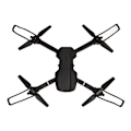Miniatyrbild 8 av 11: RC Drönare 4k Dubbel Kamera Quadcopter Wifi Fällbar Fjärrkontroll Quadcopter 3 Vägs Hindrande Undvikande Höjdhåll Leksaker Gåvor för Pojkar Flickor Svart