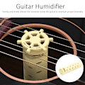 Miniatyrbilde 7 av 9: Gitar Lydhull Fukter ABS Slipp Fuktighet Musikk Instrument Tilbehør Gul
