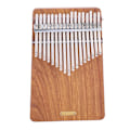 Miniatyrbillede 4 af 11: LINGTING 17-Key B-dur Kalimba Bærbar Tommelfingerklaver Pterocarpus Erinaceus Trælegeme