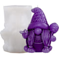 Miniatyrbillede 2 af 5: Julemand Form, Juleresin Form, Santa Resin Form, Smykke Resin Støbning Former, Håndlavet Silikon Form til Resin Lysfremstilling Former C claus-bee
