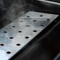 Miniatyrbilde 5 av 5: Langvarig Rustfritt Stål BBQ Røykeboks, Lengre, Vedspon Røykeboks, Grill Røykeboks for Grilling BBQ Vedspon På Gassgrill