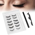 Miniatyrbild 8 av 11: Vattentät självhäftande eyeliner flytande eyeliner falska ögonfransar pincett sminkverktyg set