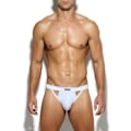 Miniatyrbillede 2 af 6: Mænds atletiske supporter stræk undertøj mesh jock strap multipack White White