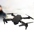 Miniatyrbild 11 av 11: RC Drönare 4k Dubbel Kamera Quadcopter Wifi Fällbar Fjärrkontroll Quadcopter 3 Vägs Hindrande Undvikande Höjdhåll Leksaker Gåvor för Pojkar Flickor Svart