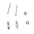 Miniatyrbilde 7 av 11: Gitarstrengerullestangguideholder i metall, erstatning for elektrisk gitarstrengerullestangguideholder, sølv