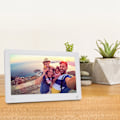 Miniatyrbild 4 av 11: 11,6 tum 16:9 1920*1080 1080P Kroppsinduktions Digital Fotoram Stöd för Video Bildspel Musik Klocka Kalender (vit )