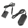 Miniatyrbild 4 av 11: AC-strömadapter DC-koppling LPE6 Full Decoded Dummy-batterikit för Canon 5D2 5D3 5D4 6D 6D2 60D