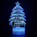 Miniatyrbillede 1 af 4: WJ 3D optisk lampe illusion natlys boks stemningslys 7 farve skiftende akryl LED natlys USB kabler soveværelse skrivebord dekoration