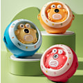 Miniatyrbild 5 av 6: Bubbelmaskin | Krabba bubbelmaskiner för barn | Automatisk bubbelmaskin elektrisk fläkt för pojkar flickor spel utomhusleksak (rosa)