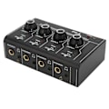 Miniatyrbillede 6 af 11: Hovedetelefonforstærker Splitter 4 Kanals Stereo Output RCA Input Mini Switcher 220VAC