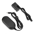 Miniatyrbild 9 av 11: AC-strömadapter DC-koppling LPE6 Full Decoded Dummy-batterikit för Canon 5D2 5D3 5D4 6D 6D2 60D