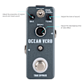 Miniatyrbillede 7 af 10: Mini Metal Shell Analog Vibe Guitar Effekt Pedal med True Bypass Instrument Tilbehør