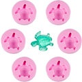 Miniatyrbillede 1 af 5: 6 stk. Havskildpadde Harpiksform Små, 3D Dyr Silikonforme til Harpiksstøbeform, Skildpadde Fremstillingsform til DIY Harpiks og Gipsstøbeform
