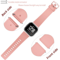 Miniatyrbild 5 av 6: Det smarta klockarmbandet är kompatibelt med Fitbit versa Smartwatch, versa 2 och versa Lite se-klockor för kvinnor och män（ Peach-L）