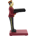 Miniatyrbillede 3 af 5: Ur-Skrivebordsstativ Ur-Stativ Ur-Dørmand Ring Placering Skrivebord Kreativ Tjener Ur Opbevaring Skrivebord (Tjener Form)