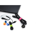 Miniatyrbilde 4 av 5: 50 stk. Kabelbindere Gjenbrukbar Feste Wire Organizer Ledningsholder 7 Tommer (Oransje)