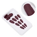 Miniatyrbillede 10 af 11: 24 stk. Matte Falske Negle Fuld Dækning Falske Negle Tip Manicure Værktøj til Kvinder og PigerF143