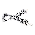 Miniatyrbild 5 av 11: Justerbar nylonrem i leopardmönster för axelväska, enkel axelväska, accessoarer, silvergrå