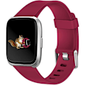 Pikkukuva 3 / 6: Älykellon ranneke sopii Fitbit versa älykellolle, versa 2 ja versa Lite se -kelloille naisille ja miehille (Punainen-S)