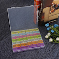 Miniatyrbillede 3 af 11: 56 Gitter Neglekunst Opbevaringsboks Sequin Rhinestone Lille Tilbehør Organizer Container Etui (Farve)Farve