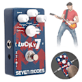 Miniatyrbild 11 av 11: Effektpedal 7 lägen Multieffekter Modulation Delay Fas Effektor Gitarr Tillbehör DC 9V