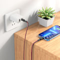 Pikkukuva 3 / 4: hoco. X69 sopiva Apple PD-lataukseen, nylonpunottu datakaapeli, 20W pikalataus, iPhone13 latauskaapeli