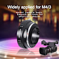 Miniatyrbild 5 av 11: K&F Concept 1 st robust objektivadapterring för PK-objektiv för M4/3-kameror med DSLR-fattning